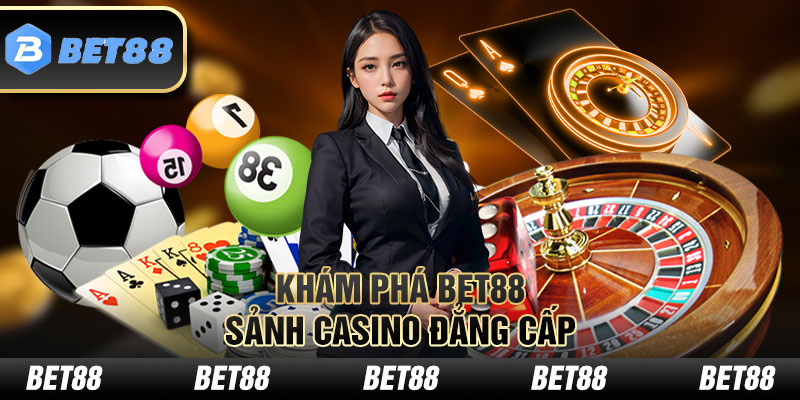 Khám phá BET88 - Sảnh casino đẳng cấp